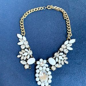 Zara Perry Street Sandrine White Statement Necklace
